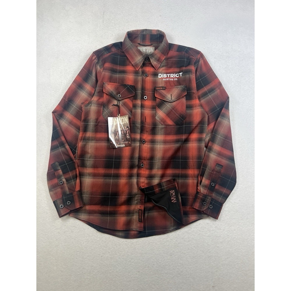 DIXXON FLANNEL x ARCH ENEMY Flannel Collab - BLOOD DYNASTY - Men's S Embroidered